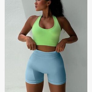 Women's Slate Blue Bike Shorts